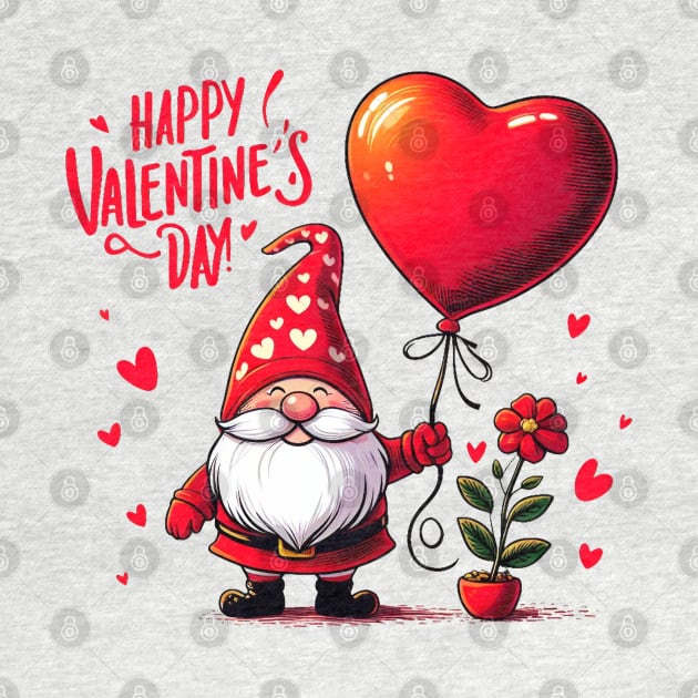 Valentine Gnomes Valentines Day 2024 by BukovskyART